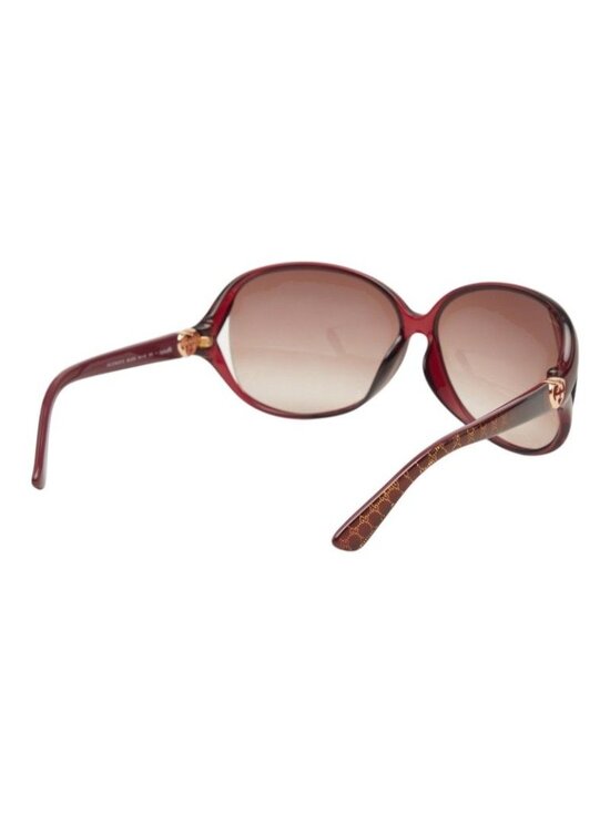 Gucci Interlocking Heart Bordeaux Plastic Eyewear main image 6